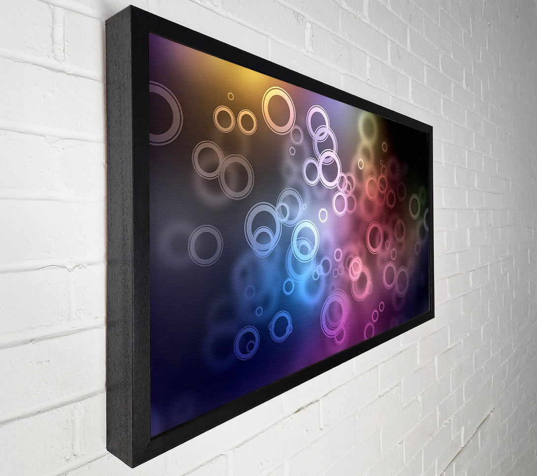  A Canvas Print of Abstract Circle Art Canvas Art