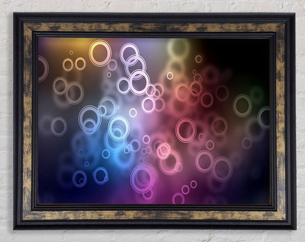Abstract Circle Art Framed Print