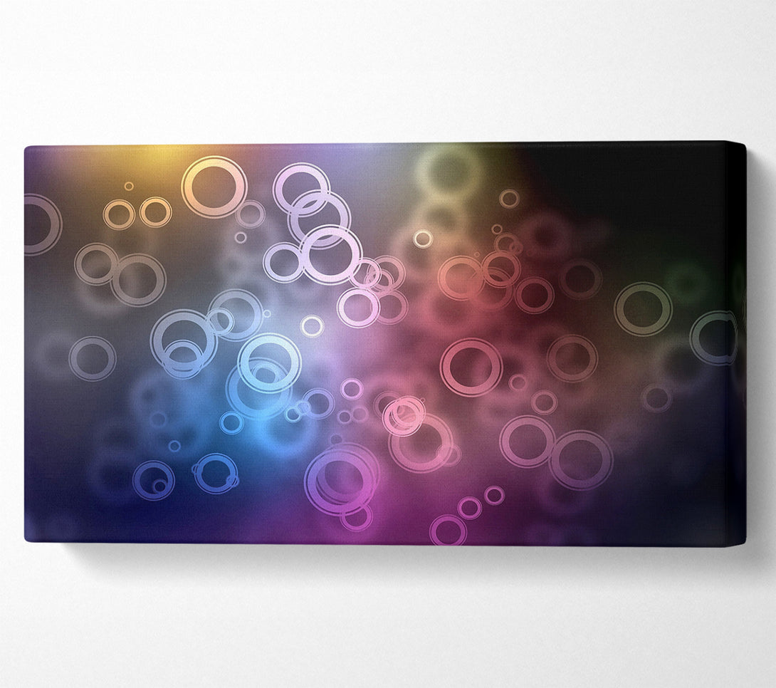  A Canvas Print of Abstract Circle Art Canvas Art