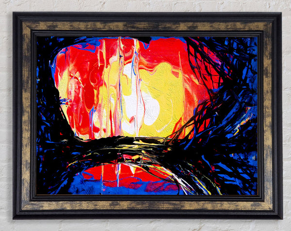 Abstract Earth Framed Print