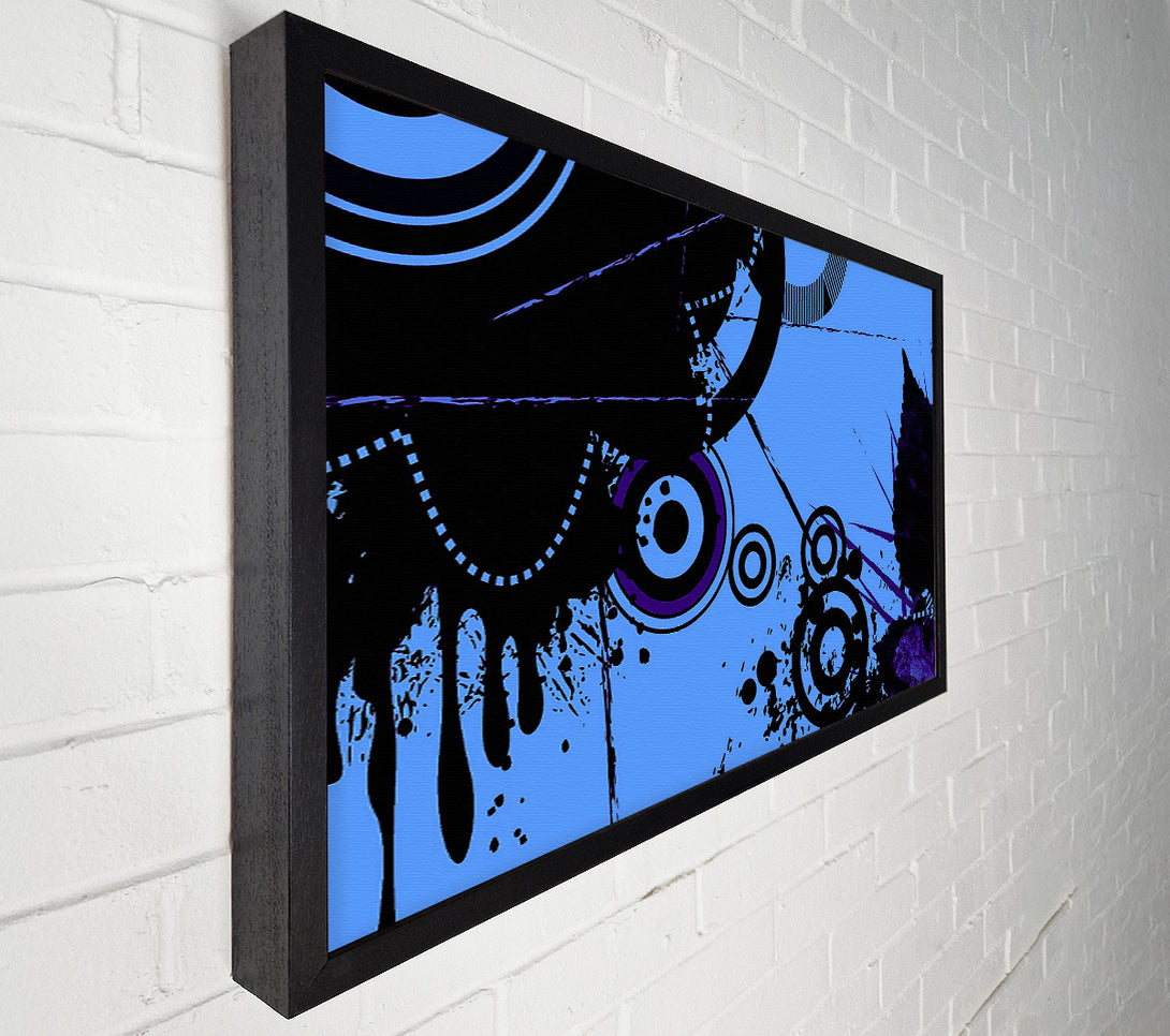  A Canvas Print of Melting Circles Canvas Print