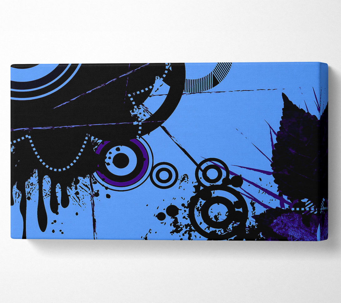  A Canvas Print of Melting Circles Canvas Print