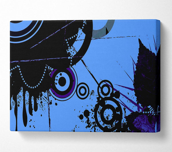  A Canvas Print of Melting Circles Canvas Print