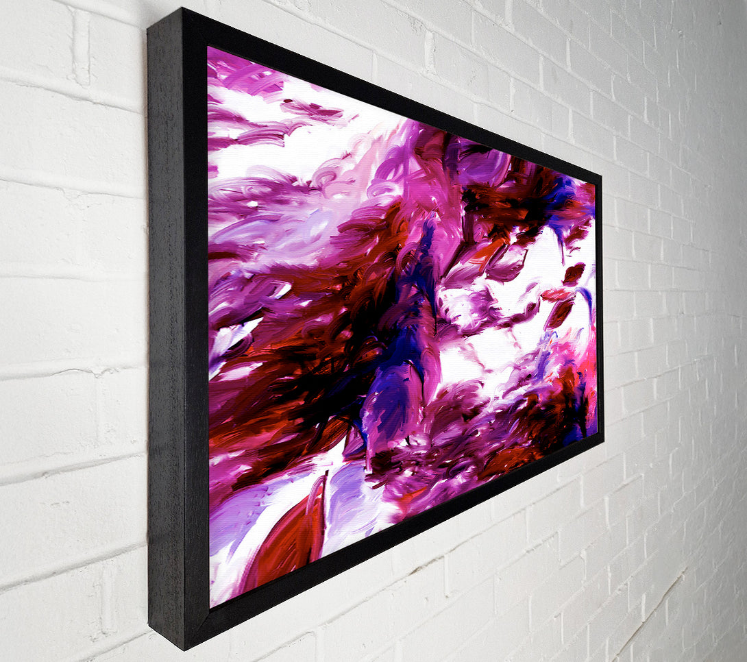  A Canvas Print of Autumn Leaves In The Wind Canvas Art