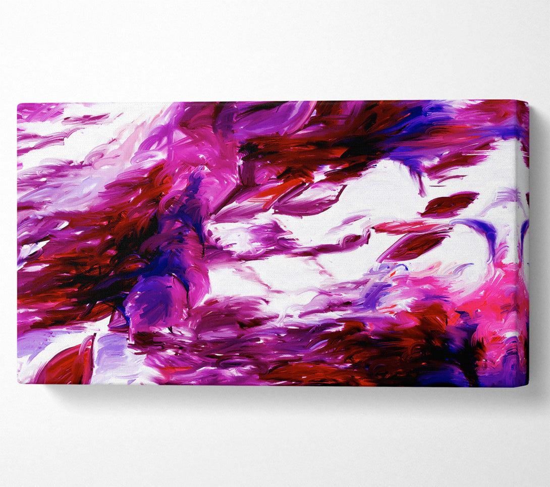  A Canvas Print of Autumn Leaves In The Wind Canvas Art