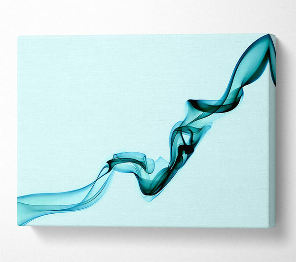  A Canvas Print of Baby Blue Silk Canvas Wall Art