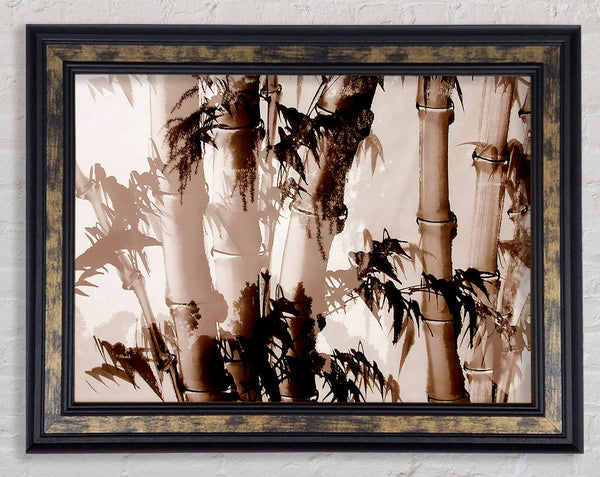 Bamboo Caines Framed Print
