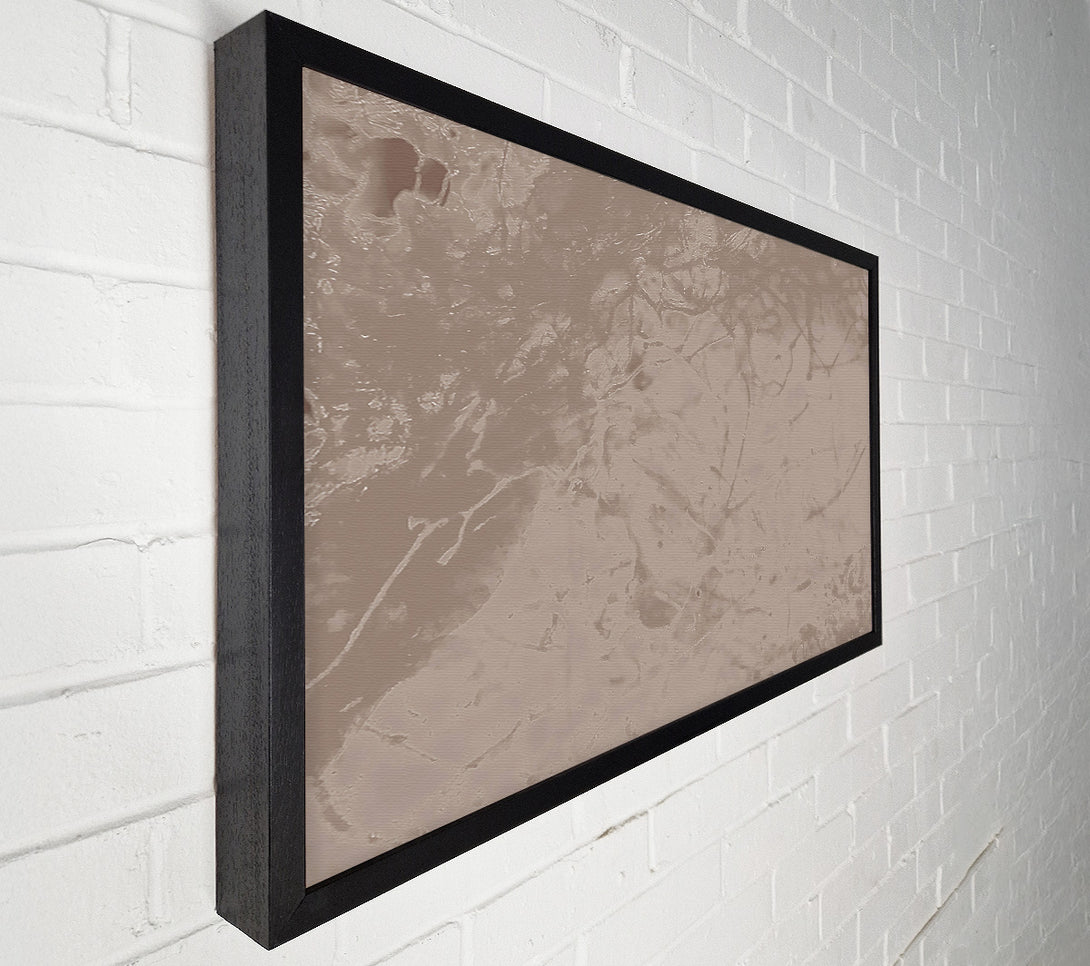  A Canvas Print of Beige Splash Canvas Print