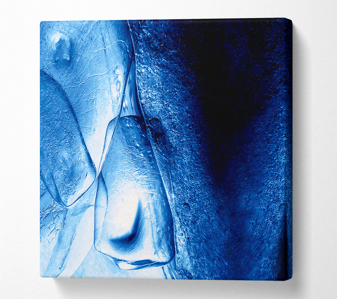  A Canvas Print of Blue Ice Canvas Art