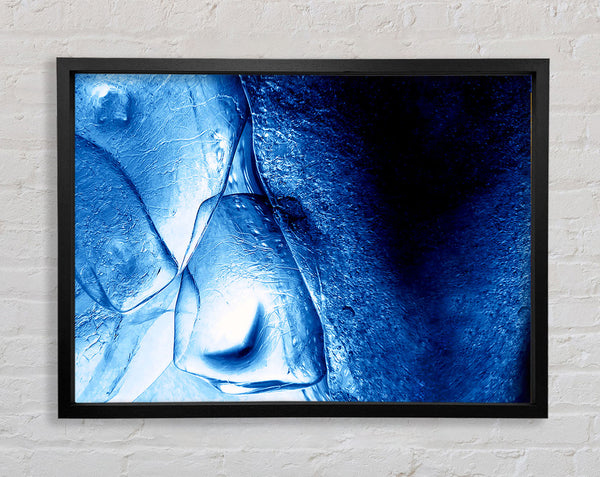Blue Ice Framed Print