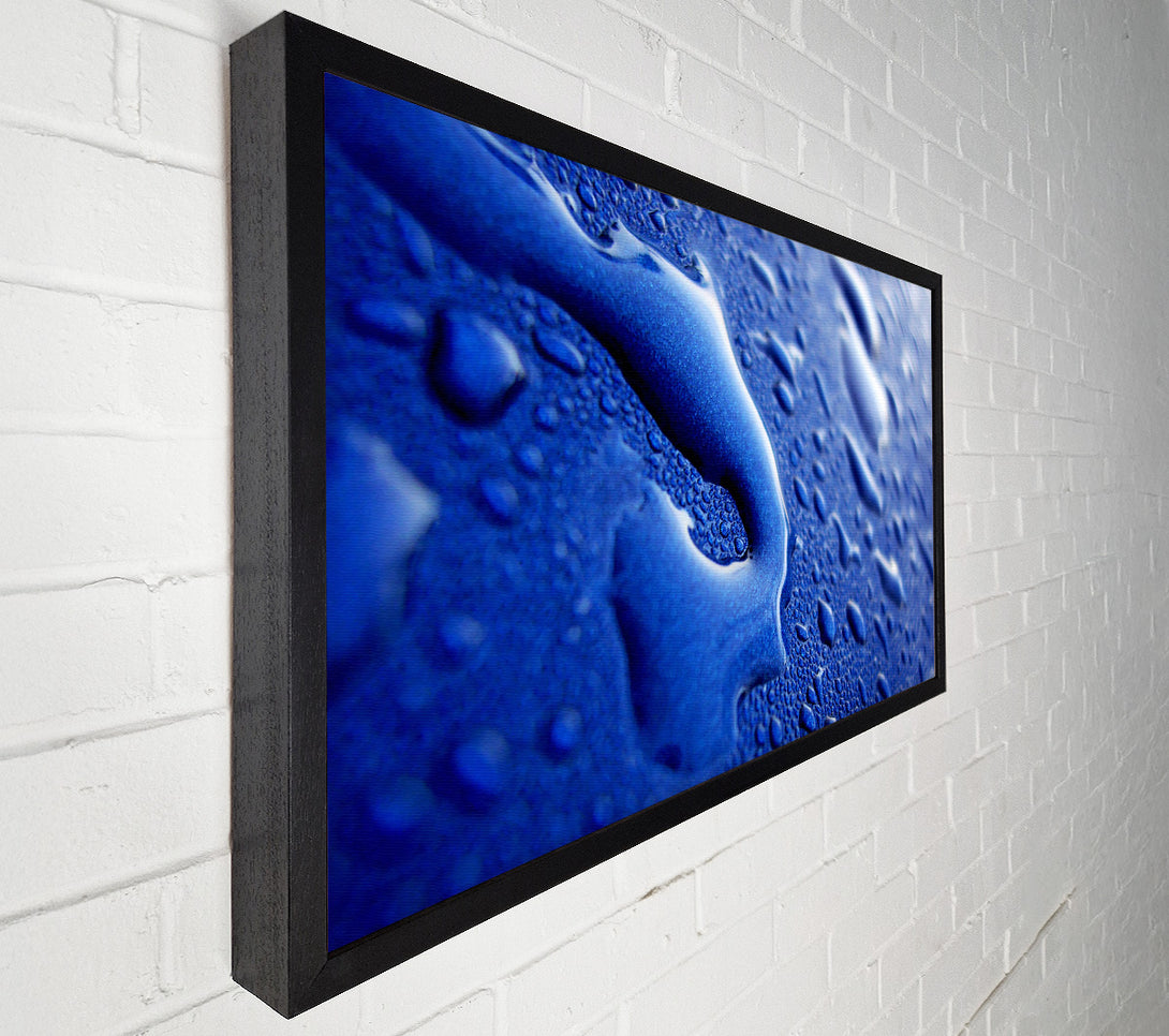  A Canvas Print of Blue Liquid Canvas Art