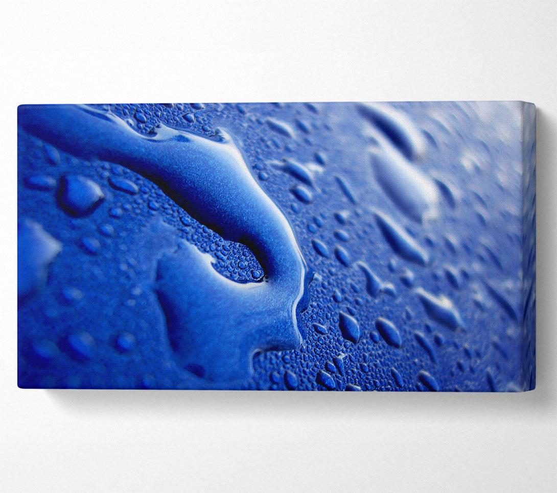  A Canvas Print of Blue Liquid Canvas Art