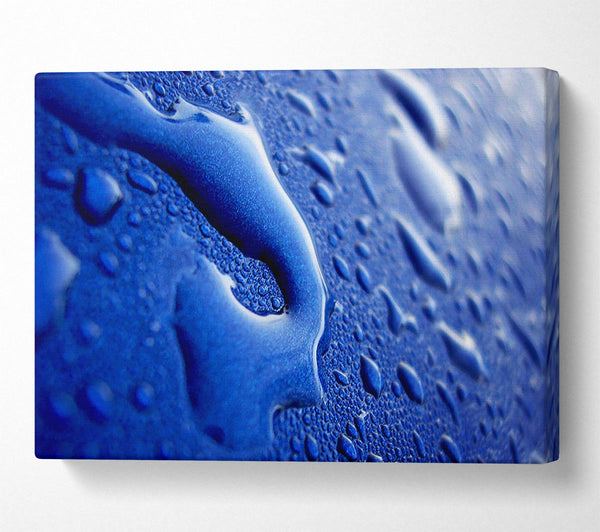  A Canvas Print of Blue Liquid Canvas Art