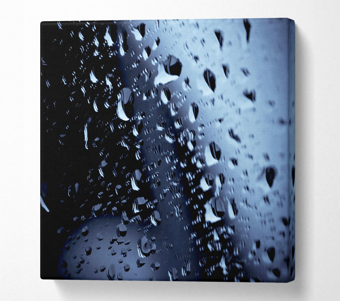  A Canvas Print of Blue Rain Canvas Wall Art