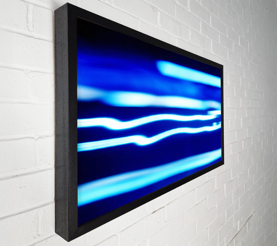  A Canvas Print of Blue Ripples Of Light Canvas Print