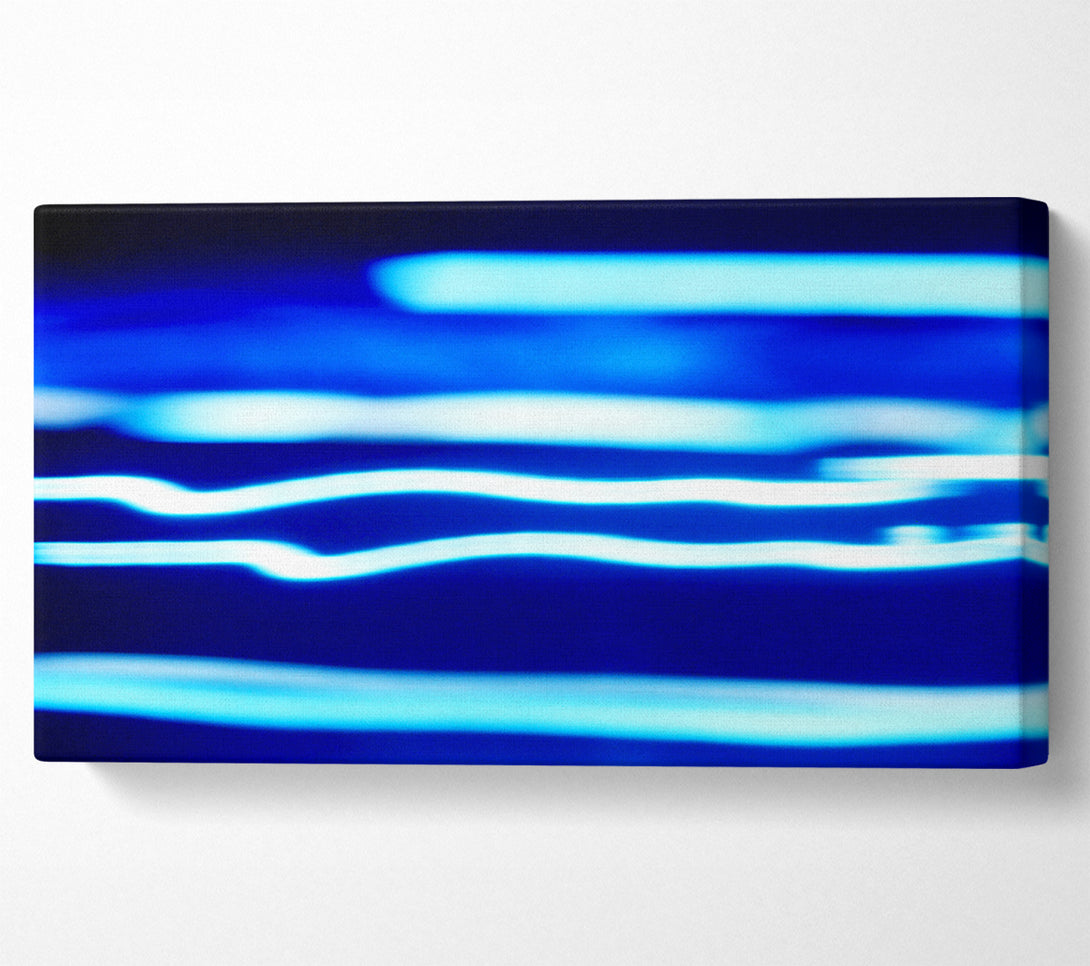  A Canvas Print of Blue Ripples Of Light Canvas Print