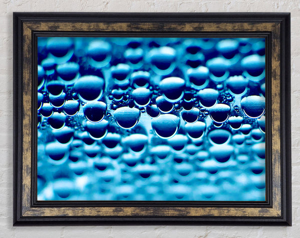 Blue Water Hibernation Framed Print