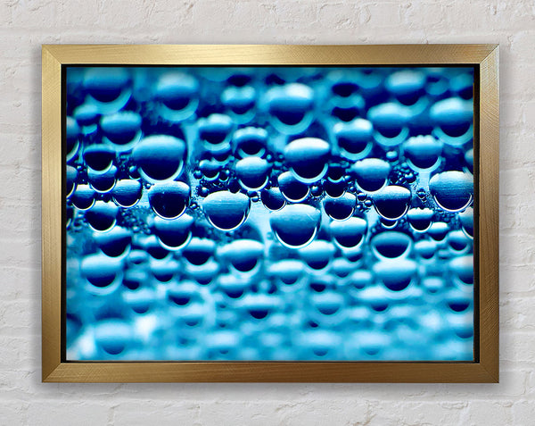 Blue Water Hibernation Framed Print
