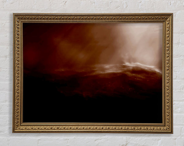 Brown Framed Print