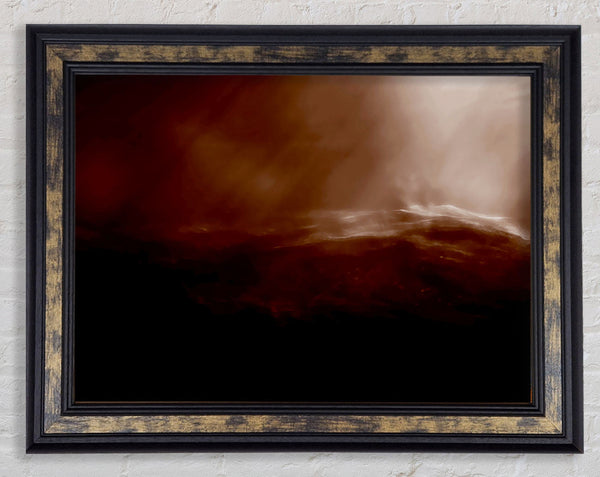Brown Framed Print