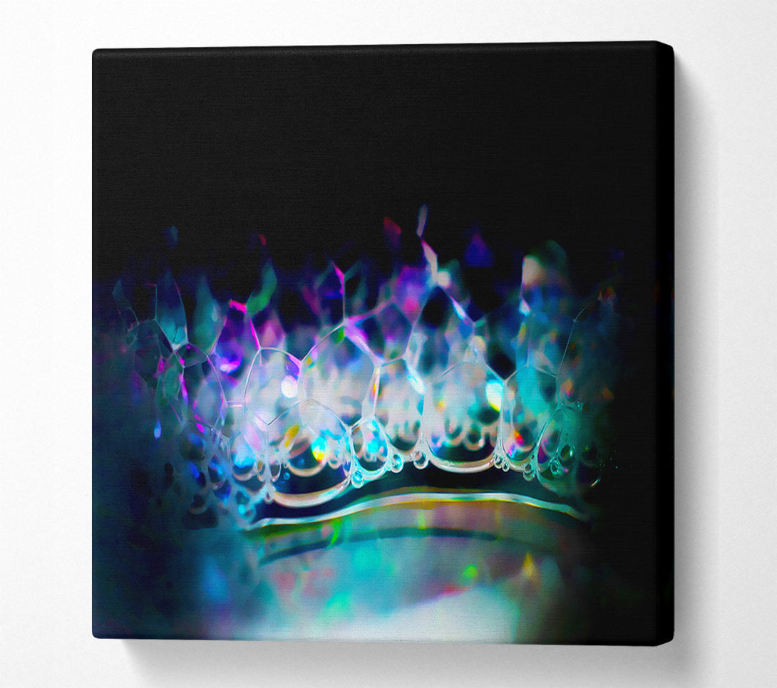  A Canvas Print of Bubble Oil Canvas Print
