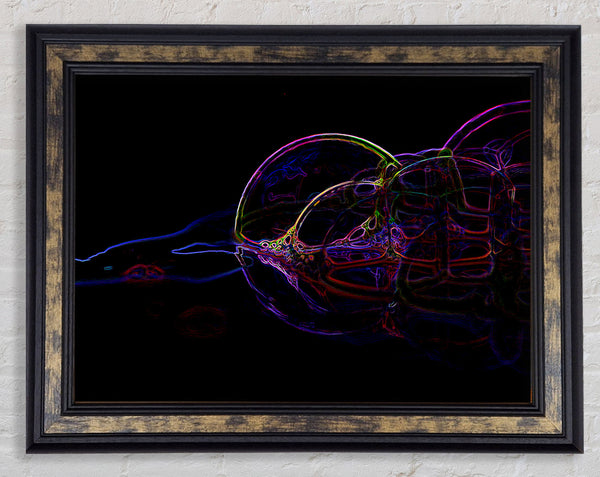 Bubbles Framed Print