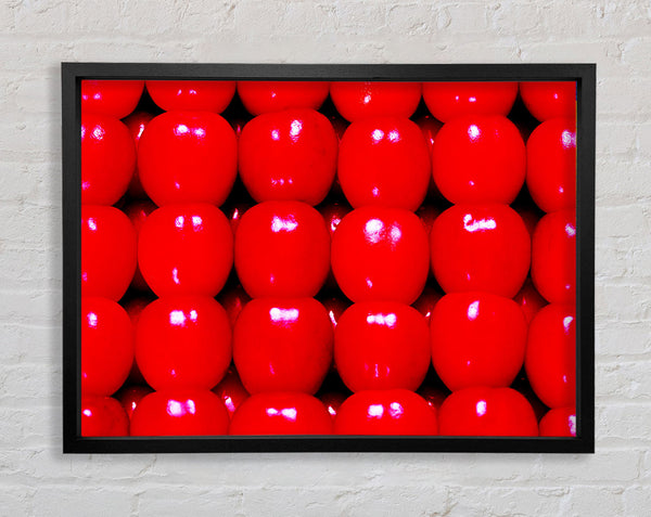 Candy Apple Framed Print
