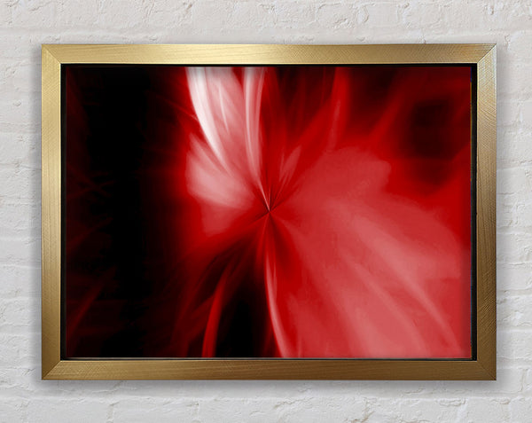 Celestial Core Red Framed Print