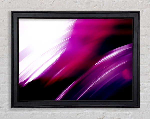 Cerise Smearms Framed Print
