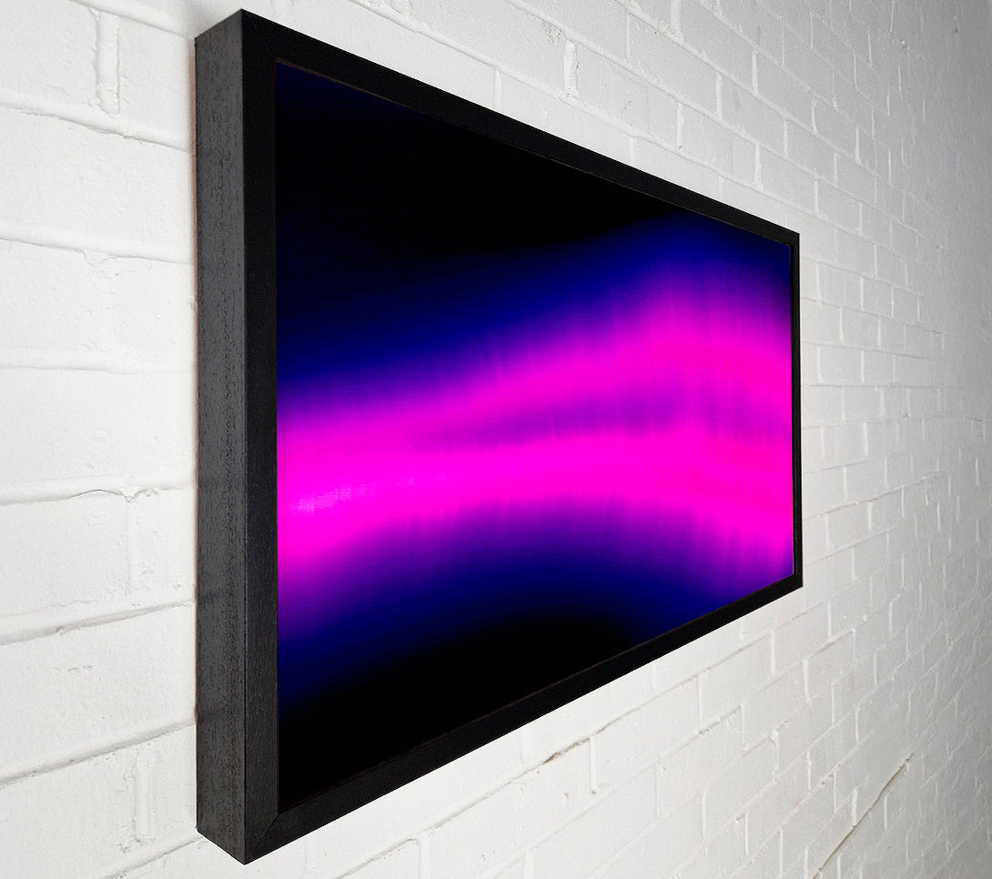  A Canvas Print of Cerise Sound Wave Canvas Art