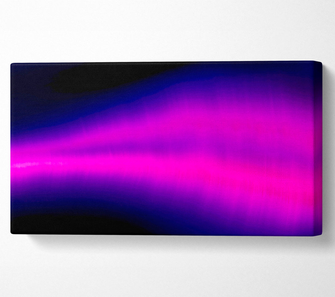 A Canvas Print of Cerise Sound Wave Canvas Art