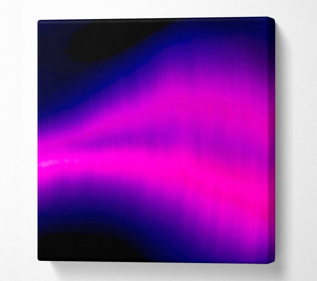  A Canvas Print of Cerise Sound Wave Canvas Art
