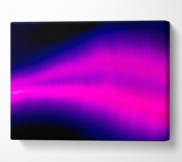  A Canvas Print of Cerise Sound Wave Canvas Art