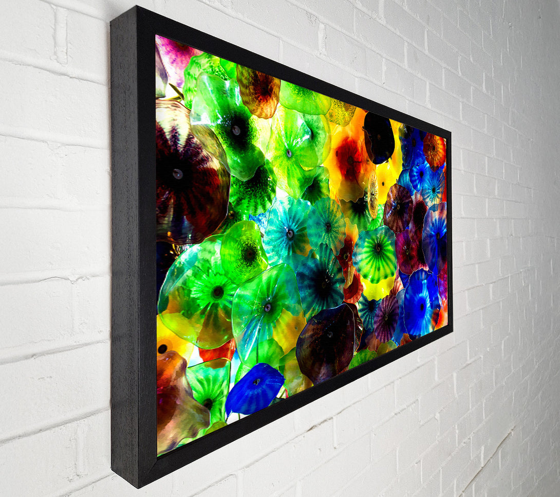  A Canvas Print of Rainbow Glass Canvas Print