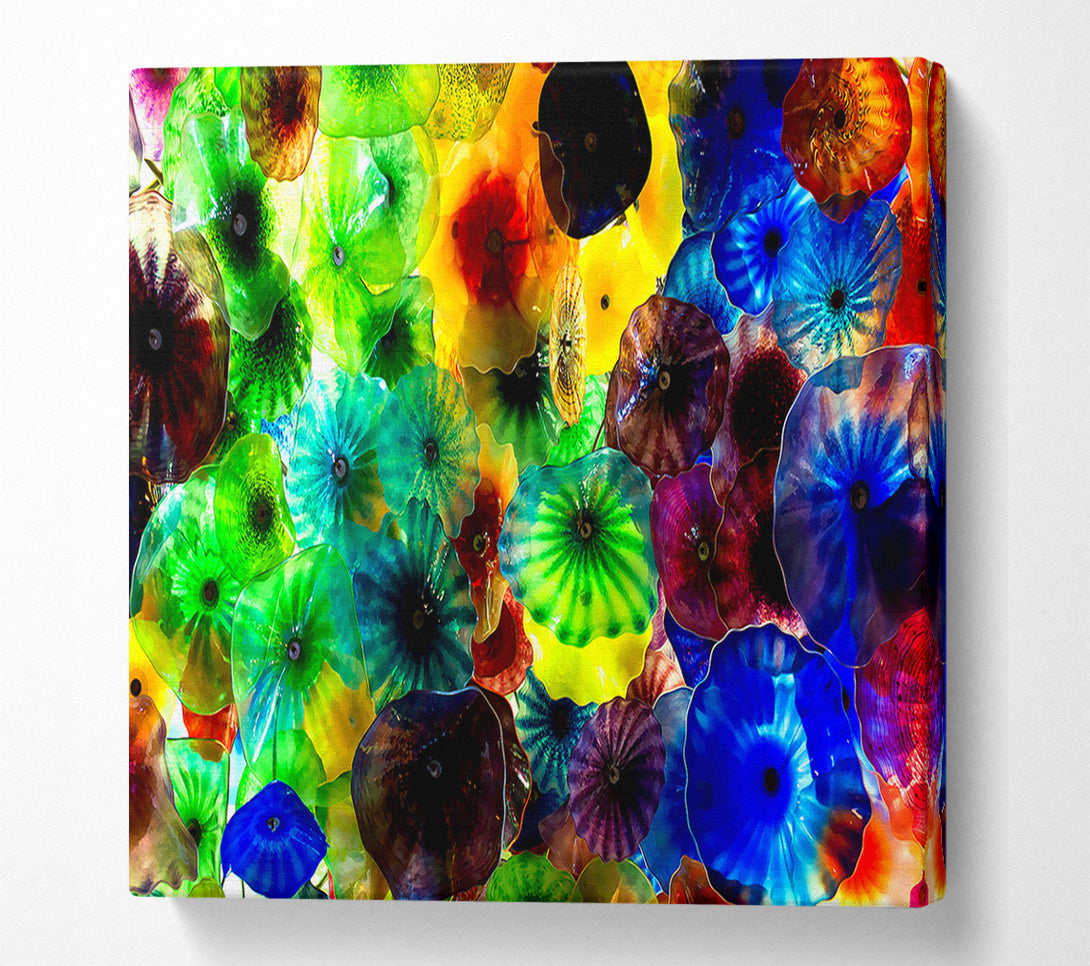  A Canvas Print of Rainbow Glass Canvas Print