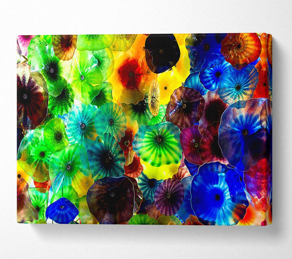  A Canvas Print of Rainbow Glass Canvas Print