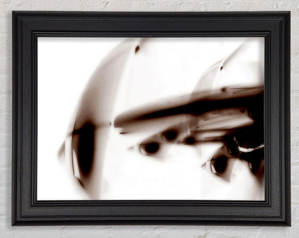 Chocolate Alien Planet Framed Print
