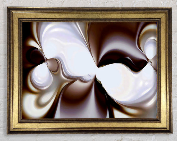 Chocolate Cream Framed Print