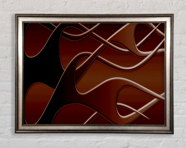 Chocolate Flames Framed Print