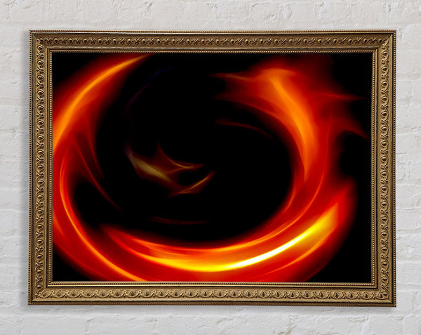 Circle Of Fire Framed Print