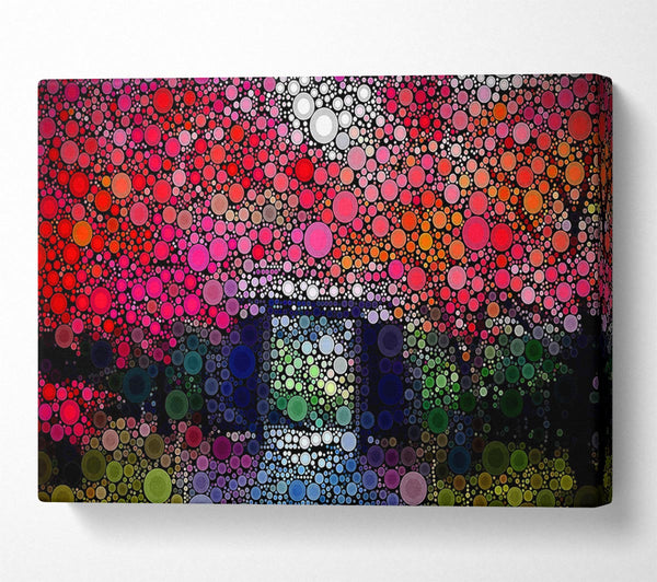  A Canvas Print of Circles In The Garden Canvas Print