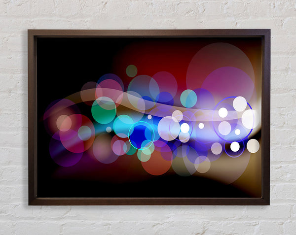 Circles Of Creation Framed Print