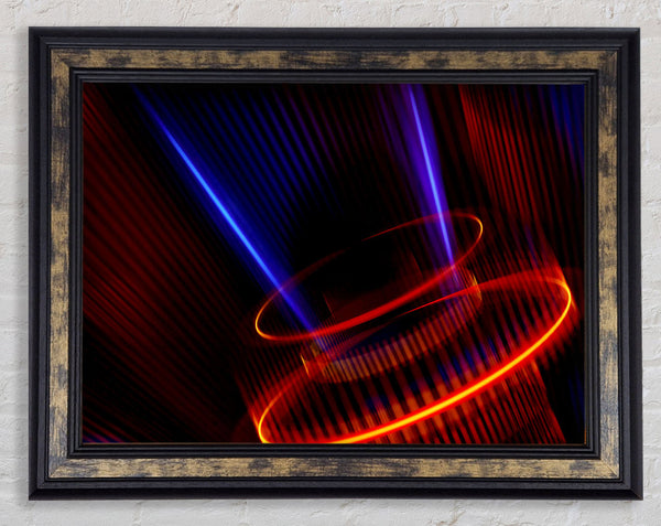 Cogs Of Light Framed Print