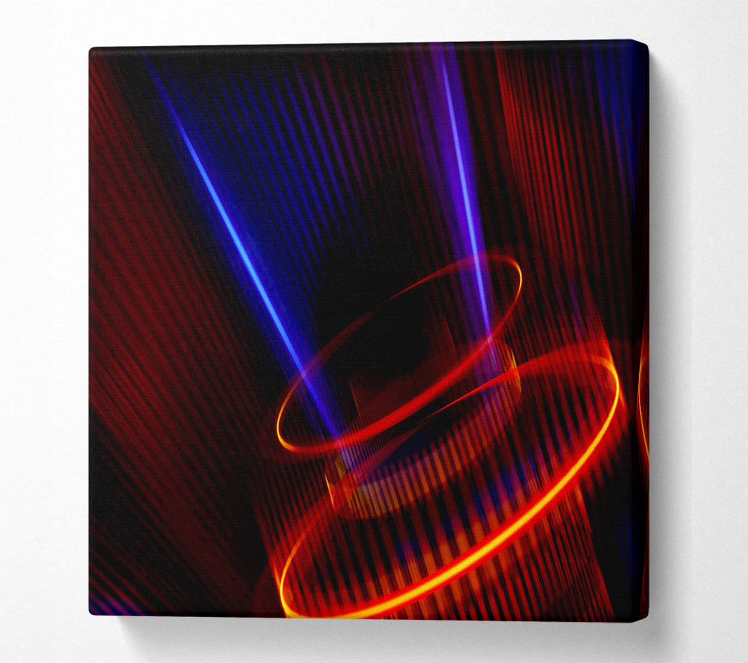  A Canvas Print of Cogs Of Light Canvas Wall Art
