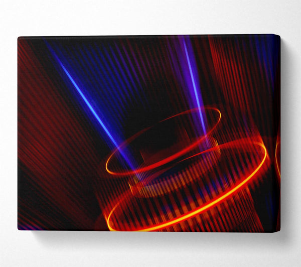  A Canvas Print of Cogs Of Light Canvas Wall Art