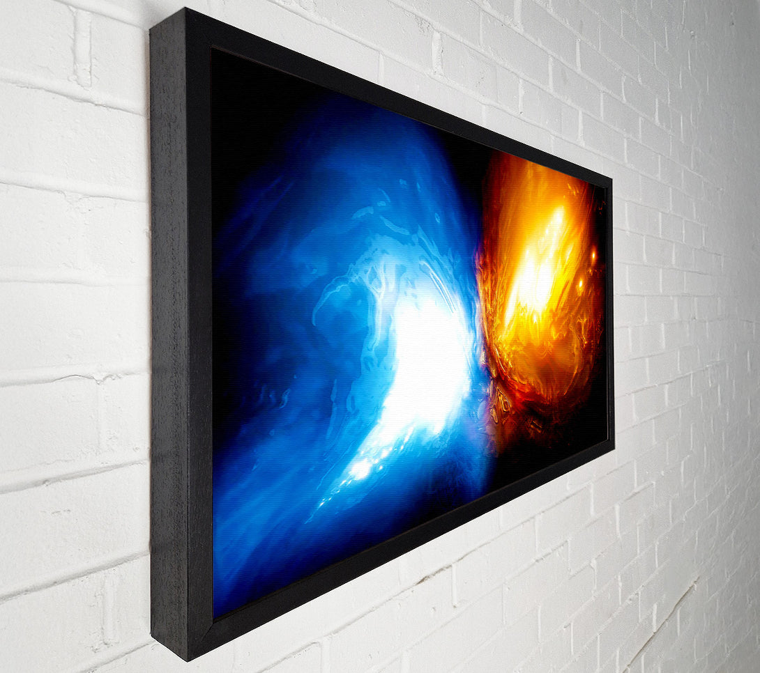  A Canvas Print of Collision Canvas Wall Art
