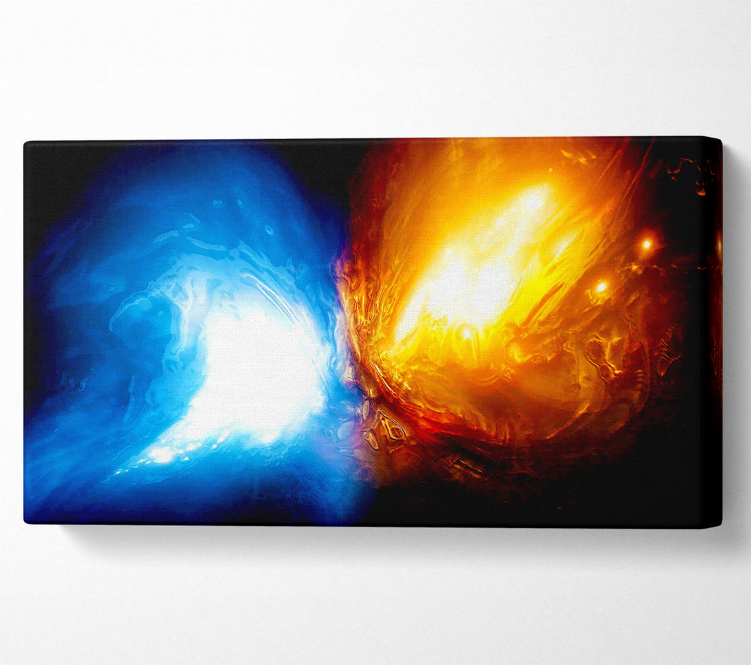  A Canvas Print of Collision Canvas Wall Art