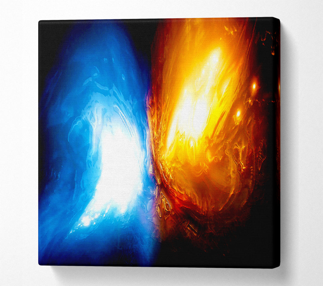  A Canvas Print of Collision Canvas Wall Art