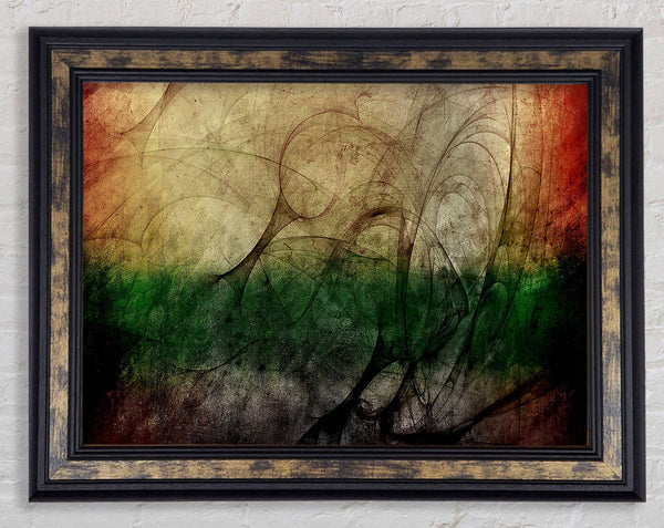 Vintage Smoke Framed Print