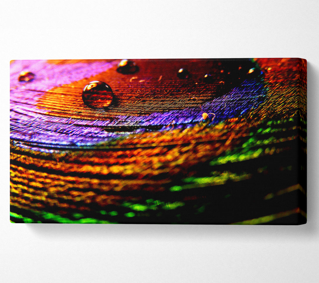  A Canvas Print of Colourful Bubble Ripples Canvas Print